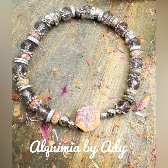 OCEAN JASPER STATEMENT BRACELET - Picture 1 of 3